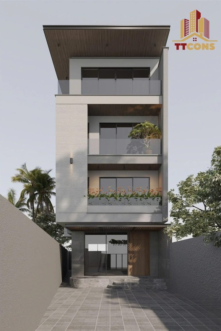 THIẾT KẾ KIẾN TRÚC NHÀ Ở GIA ĐÌNH PHONG CÁCH HIỆN ĐẠI TẠI LẠNG SƠN – ANH NGHĨA