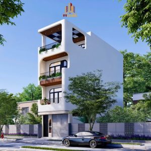 THIẾT KẾ NGOẠI THẤT NHÀ Ở GIA ĐÌNH – PHONG CÁCH HIỆN ĐẠI – HẢI DƯƠNG – ANH GIANG