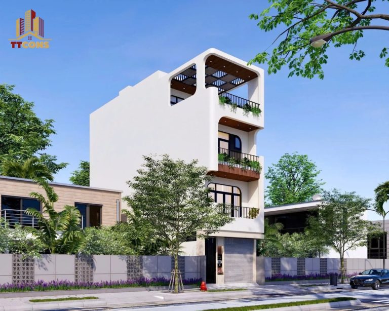 THIẾT KẾ NGOẠI THẤT NHÀ Ở GIA ĐÌNH – PHONG CÁCH HIỆN ĐẠI – HẢI DƯƠNG – ANH GIANG